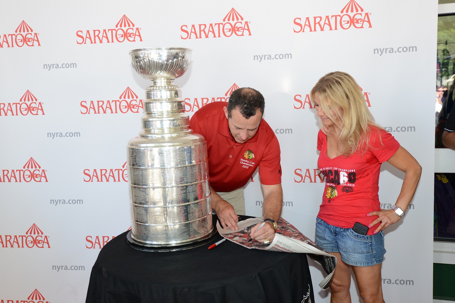 Saratoga Race Course Hosts the Stanley Cup for Fundraising Effort