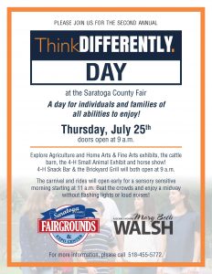 ThinkDifferently Day Flyer with date and activities