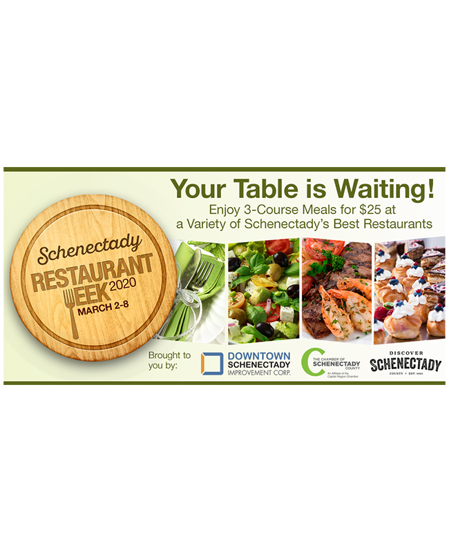 Schenectady Restaurant Week web Capital Region Chamber