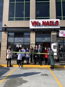 VN1 Nails cuts ribbon to celebrate grand opening at Mohawk Harbor